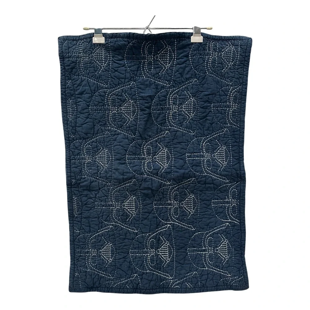Pottery Barn Kids Star Wars Darth Vader Navy Blue F/Q Quilt and 1 Sham Set
